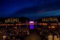 Stimmungsvoller Abend bei Musik und Licht am Hollersee 2016