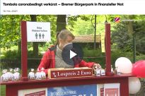 Sat1 Regional berichtet über die schwierige Finanzierung des Bürgerparks in Zeiten von Corona