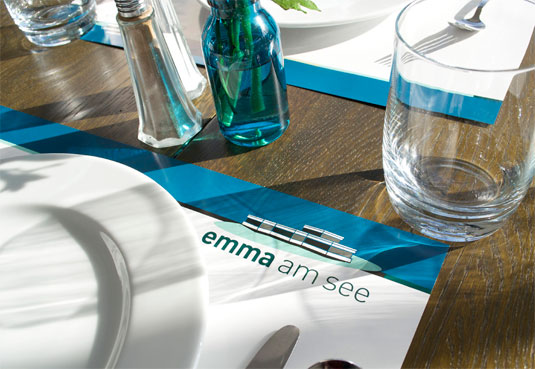 Gedeck im Emma am See