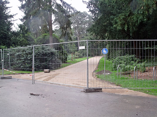 Wegebau im Bürgerpark