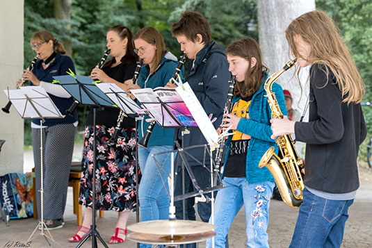 Ensemble Auftritt der Musikschule Bremen im Dyckhoff Pavillon