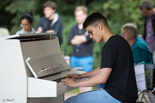 Ensemble Auftritt der Musikschule Bremen im Dyckhoff Pavillon