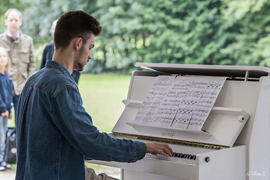 Ensemble Auftritt der Musikschule Bremen im Dyckhoff Pavillon